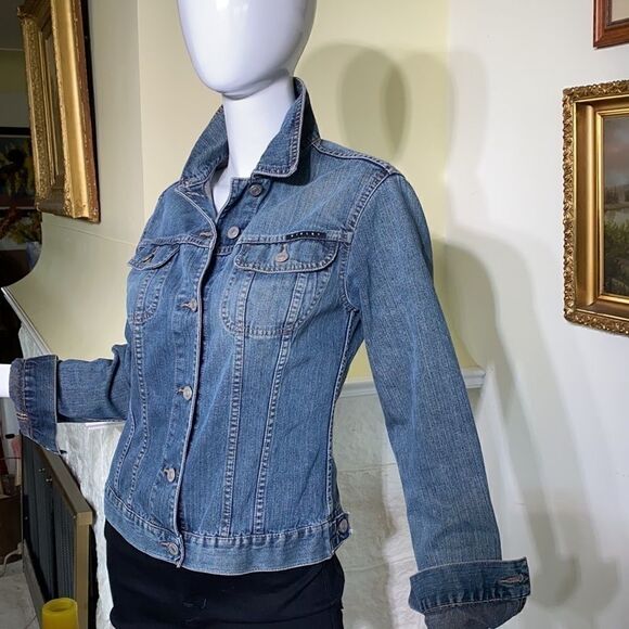 Sisley Vintage Denim Jean Jacket - Picture 2 of 14